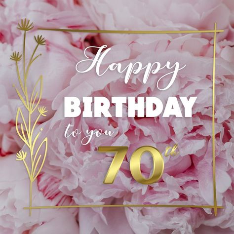 Someone who is having a 70th birthday will be really glad to receive such a beautiful postcard from you. Just download it in one click and let the person you love enjoy your wishes.#birthday #happybirthday #birthdaypictures #birthdayimages 70th Birthday Images, 70th Birthday Wishes, Happy Birthday Image, Birthday Message For Mom, Wishes For Mom, Birthday Flower Delivery, Happy Birthday Dear Friend, Happy 70th Birthday, 70 Birthday