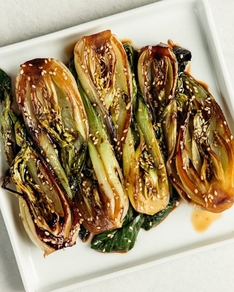 Lamb Medallions, Ginger Glaze, Soy Sauce Garlic, Cooking Panda, Asian Vegetables, Asian Flavors, Vegetable Sides, Small Bowl, Veggie Sides