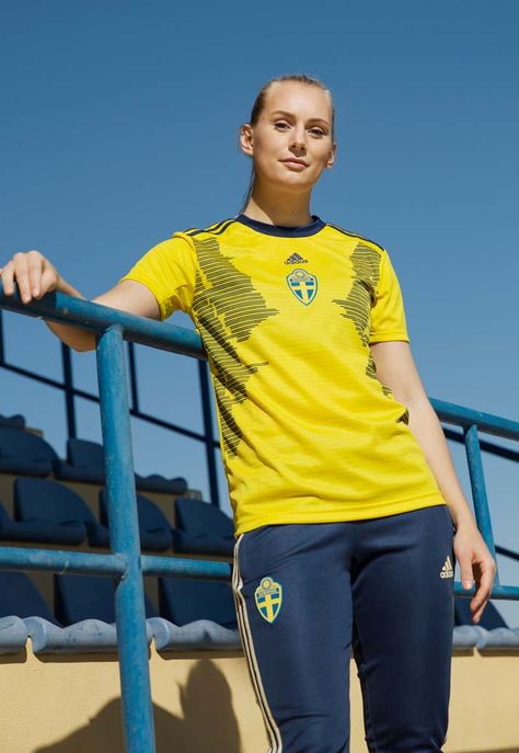 Swedish Women, World Cup Jerseys, Co Creation, Jerseys Football, Nike Soccer, Soccer Kits, International Women's Day, Football Outfits, Womens Football