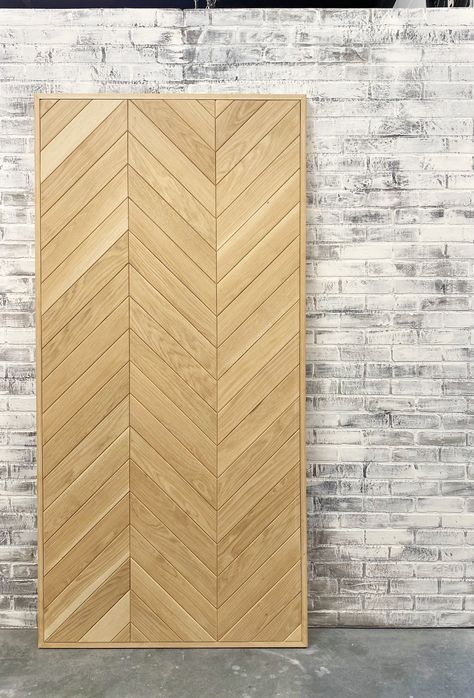 Excited to share this item from my #etsy shop: Custom Chevron White Oak Barn Door Interior Door #oakinteriordoor #arrowbarndoor Kitchen Budget, Restroom Ideas, Barn Door Interior, Chevron Door, Oak Interior Doors, Santa Barbara Style, Wood Barn Door, Interior Sliding Barn Doors, Barn Door Handles