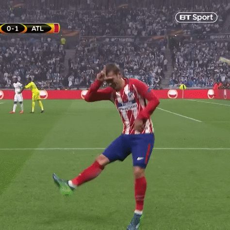 Antoine Griezmann Dancing GIF by BT Sport - Find  Share on GIPHY Sports Fails, Sports Gif, America's Funniest Home Videos, Champions League Football, Soccer Gifs, Soccer Funny, Football Gif, Celebration Gif, Antoine Griezmann