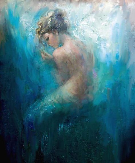 Lindsay Rapp, Goddess Of The Sea, Mermaid Painting, My Art Studio, Mermaid Art, Bathroom Wall Art, Pictures To Paint, Texture Painting, Medium Art