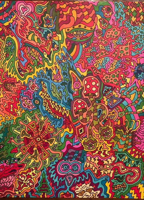 Lsd Art, Trippy Artwork, Pin Crafts, Art Trippy, Acid Art, Psychadelic Art, Psy Art, Spiritual Artwork, Music Artwork