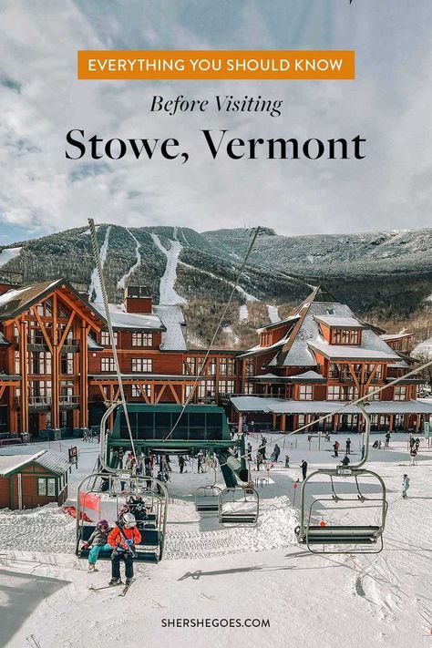 Vermont Travel Guide, Vermont Travel, Things To Do In Stowe Vermont, Vermont In Winter, Stowe Vt Winter, Vermont Winter Vacation, Winter In Vermont, Ski Vermont, Places To Stay In Stowe Vermont