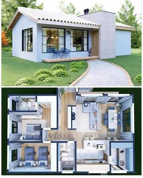 Arch Way, Small House Blueprints, Small Modern House Plans, Small House Layout, Food Summer, Lake Food Ideas Summer, Easter Desserts, House Design Ideas, Food Ideas Summer