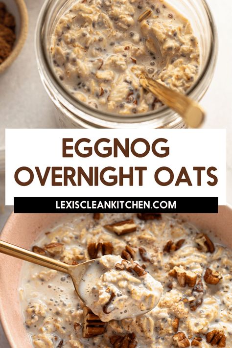 Kitchen Website, Oats Recipes Breakfast, Best Overnight Oats Recipe, Lexi's Clean Kitchen, Oat Recipes Healthy, Easy Breakfast Recipe, Overnight Oats Recipe Healthy, Breakfast Meals, Overnight Oats Healthy