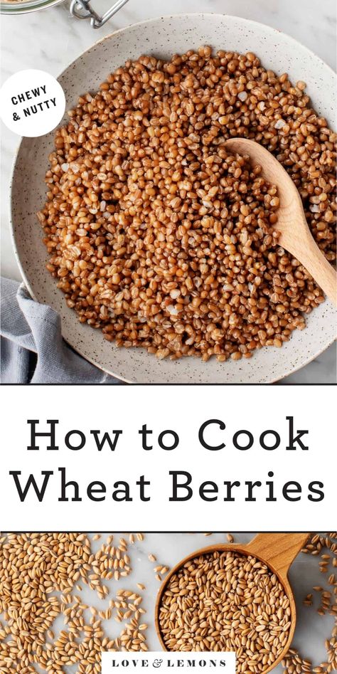 Wheat Berry Recipes, Sauteed Beet Greens, Wheat Berry Salad, Wheat Berry, Butternut Squash Salad, Wheat Recipes, Squash Salad, Wheat Berries, Berries Recipes