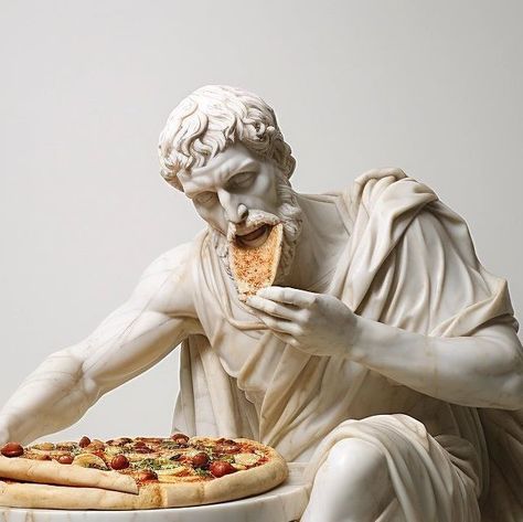 Ai girl on Instagram: "Hungry #pizza #art #marblestatue #aiart #midjourneyart #prompts". #Essen #Midjourneyart_Prompt #Pizza_Story #Pizza_Instagram Midjourneyart Prompt, Pizza Story, Woodfire Pizza, Pizza Instagram, Pizza Pops, Pizza Store, Pizza Truck, Digital Advertising Design, Pizza Art