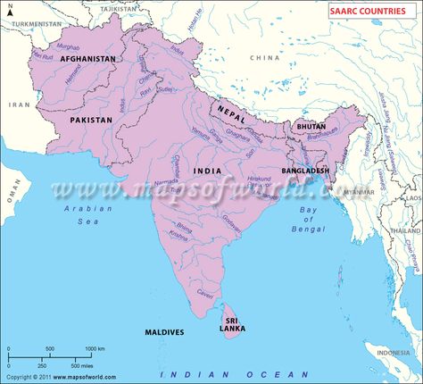 SAARC Member Countries Saarc Countries Map, Map Of World, 8 Billion People, Seek Peace, India Map, Army Wallpaper, Country Maps, General Knowledge Facts, Knowledge Facts