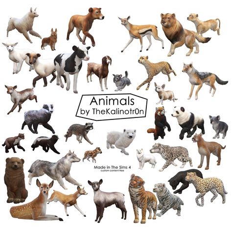 You can find them at EA ID TheKalinotr0n They are all CC free Gallery: https://goo.gl/2uSy4s or Sim File Share: http://simfileshare.net/folder/22211/ Sims 4 Pets Mod, Sims 4 Controls, Sims Pets, Die Sims 4, Sims 4 Clutter, Sims 4 Expansions, Play Sims, Sims Four, Sims4 Clothes