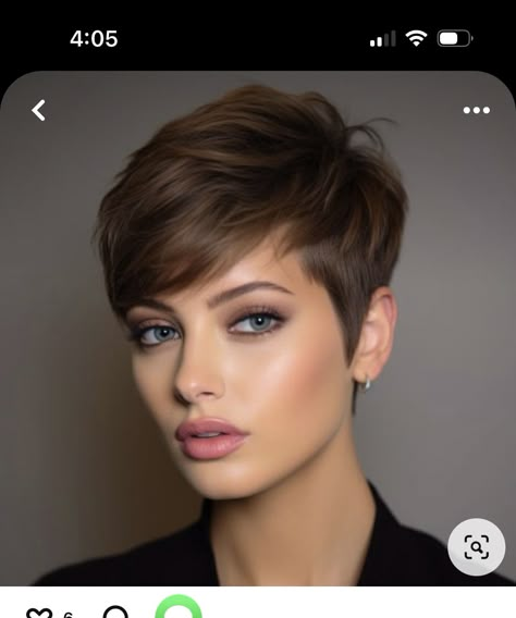 Haircut For Square Face, Square Face Hairstyles, Short Hair Pixie Cuts, Super Short Hair, Square Face, Edgy Short Hair, Short Choppy Hair, Sassy Hair, Pixie Hair