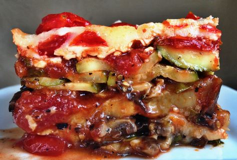 No-Carb No-Pasta Grilled Garden Vegetable Lasagna with Basil Marinara – Delightful-Delicious-Delovely Veggie Lasagna, Vegetable Lasagna, Zucchini Lasagna, No Carb Recipes, Grilled Eggplant, Garden Vegetable, Carb Free, Free Living, Grilled Vegetables