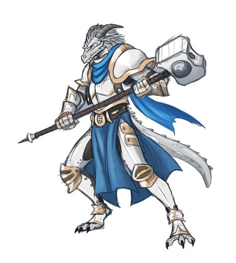 Male Silver Dragonborn Paladin Knight - Pathfinder PFRPG DND D&D 3.5 5E 5th ed d20 fantasy Paladin Barbarian, Dragonborn Paladin Dnd, Silver Dragonborn Paladin, Silver Dragonborn, Dnd Bronze Dragonborn, Bronze Dragonborn, Dragonborn Paladin, Brass Dragonborn, Dnd Paladin