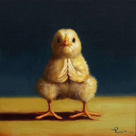 Yogi Squat, Bird Of Paradise Yoga, Chicken Illustration, Contemporary Realism, Lucia Heffernan, Chicken Painting, Cow Face, Cartoon Character Pictures, Pet Chickens