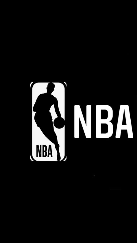 Black and white NBA app logo Nba Logo Black And White, Nba Logo Wallpapers, Nba Black And White, Nba Logo Design, Nike Prints, Red Ios, All Nba Players, Lakers Wallpaper, Nba Logos