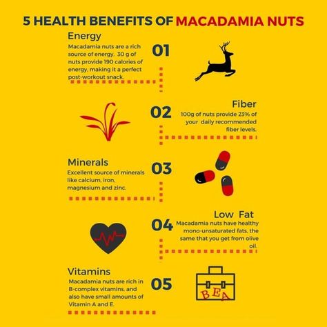 5 Health Benefits of Macadamia Nuts - Daily Useful Tips For Healthy Life ❤️🌿🌱🙂🙂 #selfcare #loveyourself #naturalhealthcare #healthyskin #healthybody #naturalskincare #healthylife #healthylifestyle #skincareroutine #dailytips #dailyhealthtips #bhumijalifesciences #ayurveda #ayurvediccare #naturalcare Macadamia Nut Benefits, Roasted Macadamia Nuts Recipes, Nut Benefits, Vitamin B Complex, Unsaturated Fats, Macadamia Nut Oil, Natural Health Care, Post Workout Snacks, Natural Care