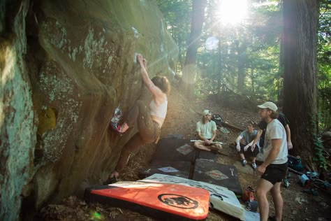 📍Sauna left, v4, chippewa creek gorge, brecksville ohio #rockclimbing #bouldering #crag #cragparty #outdoors #granola #crunchy #nature #naturelovers #naturephoto #naturebeauty #autumn #fall #outdoor Fishes And Loaves, Outdoor Bouldering, Adventurecore Aesthetic, Climbing Photography, Climb The Mountain, Lake Cabins, Mountain Life, Adventure Photography, Feeling Sick