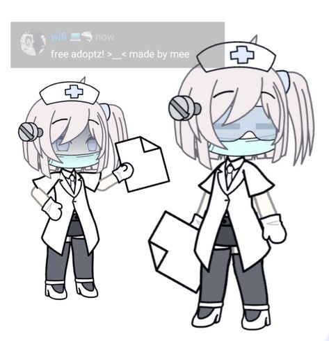 Gacha Bandages, Gacha Doctor Outfit, Free Ocs, Doctor Outfit, Hello Kitty Crafts, Lab Rats, Gacha Ocs, Gacha Outfits, Gacha Stuff