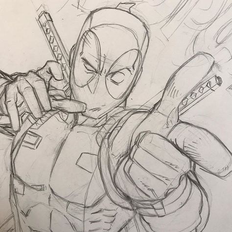 Taking Gloves Off Pose Drawing, Deadpool Poses, Deadpool Sketch, Joker Dark, Comic Art Sketch, Deadpool Art, Desen Realist, Dark Phoenix, Deadpool Wolverine