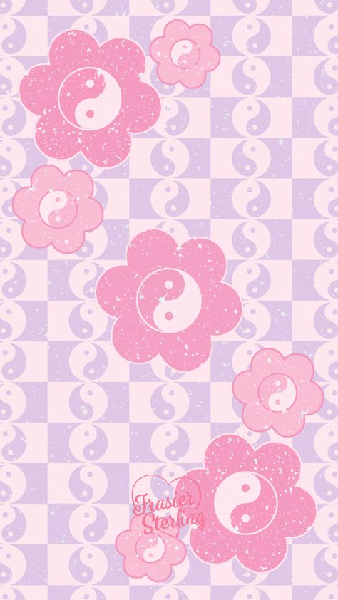 Frasier Sterling Wallpaper, Y2k Phone Wallpaper, Yin Yang Wall, Frasier Sterling, Collage Des Photos, Nail Prep, Iphone Wallpaper Pattern, Gel Press, Hippie Wallpaper