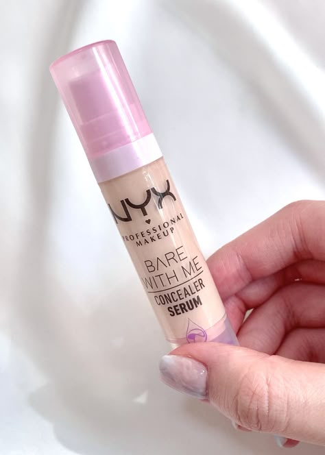 Nyx Serum Concealer, Nyx Concealer Serum, Nyx Bare With Me Concealer, Bare With Me Concealer Serum, Nyx Blush, Nyx Concealer, Makeup List, Best Concealer, Dark Circles Under Eyes