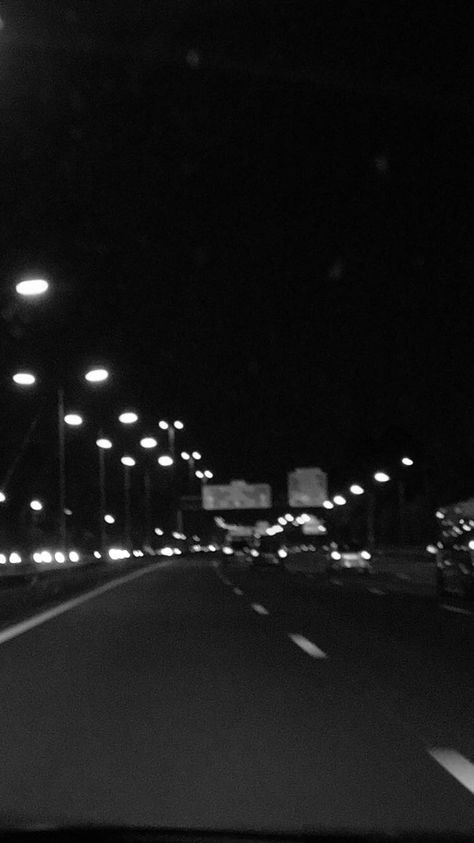 Dark Drive Aesthetic, Black And White Road Aesthetic, Nlex Road Aesthetic, Night Road City, Black Road Aesthetic, Old School Vibes Aesthetic, Aesthetic Road Pictures Night, Driving On The Highway At Night, Night Drive Aesthetic Wallpaper