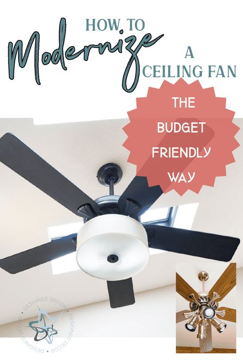 Do you feel like your old ceiling fan is dragging down your room’s style? Believe it or not, you don’t have to spend a fortune replacing it. With a little creativity and elbow grease, you can give it a brand-new look without breaking the bank. Here’s how to modernize a ceiling fan, in a budget-friendly ... Read More about How to Modernize a Ceiling Fan – the Budget-Friendly Way   The post How to Modernize a Ceiling Fan – the Budget-Friendly Way appeared first on Designed Decor. Add Chandelier To Ceiling Fan Diy, Fan Update Diy Ceiling, How To Make A Ceiling Fan Look Better, Replace Ceiling Fan Light Cover, Replacing Ceiling Fan With Light Fixture, Old Ceiling Fan Makeover, Upgrade Ceiling Fan Diy, How To Update A Ceiling Fan, Diy Ceiling Fan Light Cover Ideas