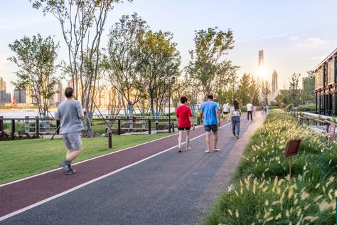 Landscape Engineer, Jogging Track, Linear Park, City Road, Riverside Park, Bike Lane, Bike Path, Road Design, Pedestrian Bridge