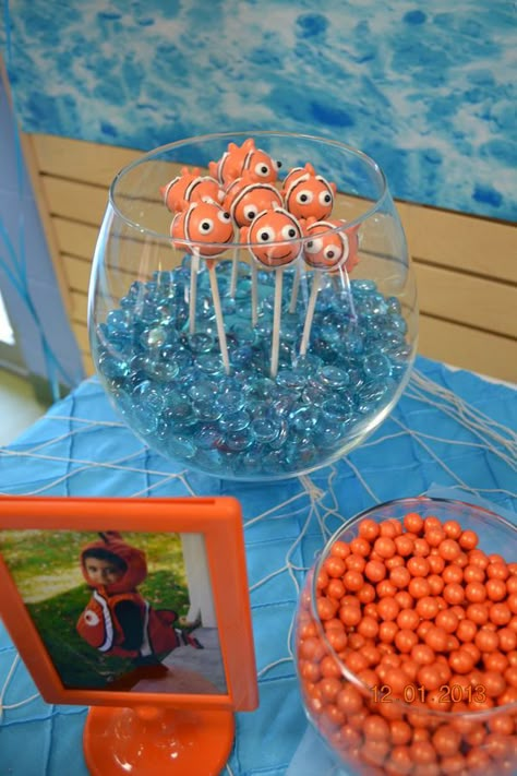 Nemo Desserts, Finding Nemo Desserts, Finding Nemo Birthday Invitations, Finding Nemo Nursery, Finding Nemo Theme, Nemo Baby Shower, Finding Nemo Cake, Finding Nemo Baby, Dory Birthday Party