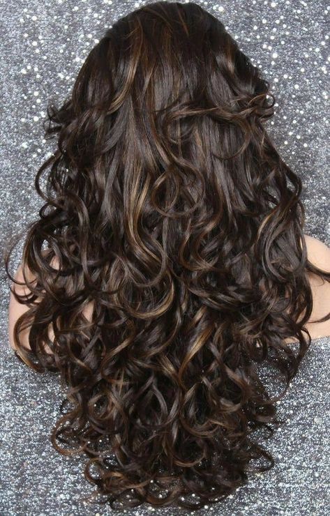 Layered Wavy Hair Face Framing, Choppy Layered Curly Hair, Messy Side Part Hairstyles, Medium Length Haircut With Layers Wavy Hair, Long Hair Wigs For Women, Curly Hair Lots Of Layers, 2 A Hair, Long Hair With Lots Of Layers, Different Perm Curls