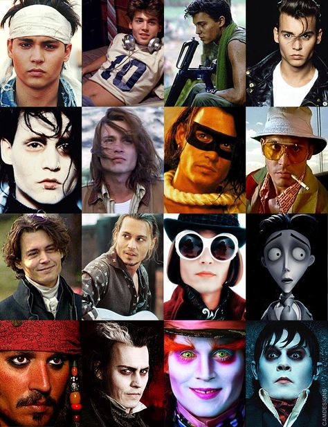 John Christopher "Johnny" Depp II (born June 9, 1963) is an American actor, producer & musician. Depp is the rare exception in Hollywood, going from being a teen heartthrob (21 Jump Street, 1987, Fox TV) to a critically-acclaimed serious actor. His films have grossed over $ 3 billion in the U.S. & over $ 7.6 billion worldwide. He has collaborated with director and friend Tim Burton in 8 films. He is listed in the 2012 Guinness Book of World Records as the highest paid actor, with $ 75 millio... Johnny Depp Characters, Movie Character Costumes, Jump Street, Young Johnny Depp, 21 Jump Street, Johnny Depp Movies, Guinness Book Of World Records, Here's Johnny, Tim Burton Movie