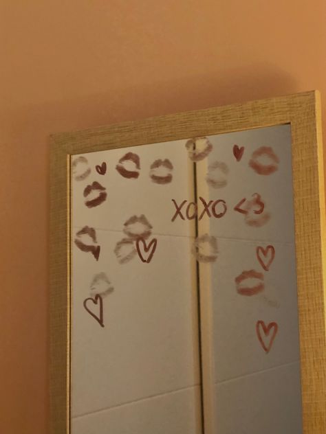 Body Image Photography, Mirror Kiss, Mirror Kisses, Poster Moodboard, Kiss Mark, Mirror Aesthetic, My Mirror, Kitty Clothes, Dorm Inspo