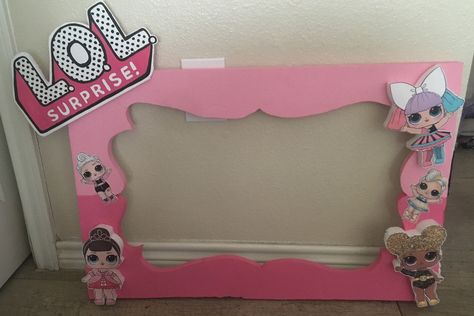 Lol Surprise Photo Frame   www.Facebook.com/PrincessGift13  Etsy: Princesscreationson Lol Surprise Dolls Party Ideas, Suprise Birthday, Lol Doll Cake, 7th Birthday Party Ideas, Girls Birthday Party Themes, Doll Party, Birthday Surprise Party, Birthday Themes, Surprise Party