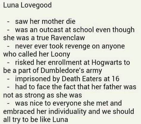 So proud that Luna is in my house! She needs to be respected more! Luna Love Good, Harry Potter Light, Yer A Wizard Harry, Potter Facts, Harry Potter Headcannons, Harry Potter Facts, Trivia Game, Harry Potter Things, Harry Potter Jokes