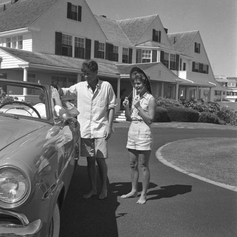 (LIFE, 1953) Jackie And Jfk, Jfk And Jackie, Hyannis Port, John Fitzgerald, Social Circle, Newly Engaged Couple, Jackie O, Newly Engaged, Life Magazine