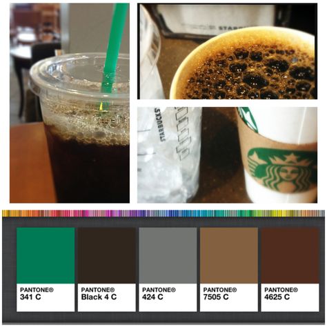 #pantone palette July 19, 2012 the colors of Starbucks Starbucks Interior, Pantone Palette, Kitchen Hutch, Color Palette Challenge, Industrial Coffee, Coffee Theme, Friendship Bracelets Designs, Themed Classroom, Classroom Theme