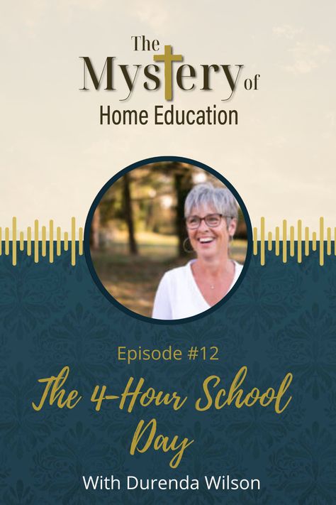 Can you homeschool in just four hours a day? Yes you can, says Durenda Wilson, author of The 4-Hour School Day, mother of 8, and trusted homeschool speaker. Join me (Linda Lacour Hobar—The Mystery of History) and Durenda Wilson (Simply Unhurried) for a look at the tried-and-true merits of home education—which offer your family a rich and rewarding “unhurried” lifestyle of learning through high school. (You’ll be encouraged!) Homeschool Podcasts, Biblical Worldview, Historical Timeline, Homeschool Teacher, History Curriculum, Classical Education, Homeschool History, History For Kids, Be Encouraged