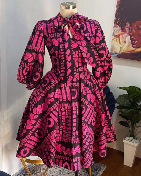 Ankara Gown Styles For Teenagers, Ankara Wrap Dress Styles, Simple Ankara Gowns, Worship Dress, Simple Dress Styles, Ankara Dress Designs, Classy Short Dresses, Kente Dress, Style Africain