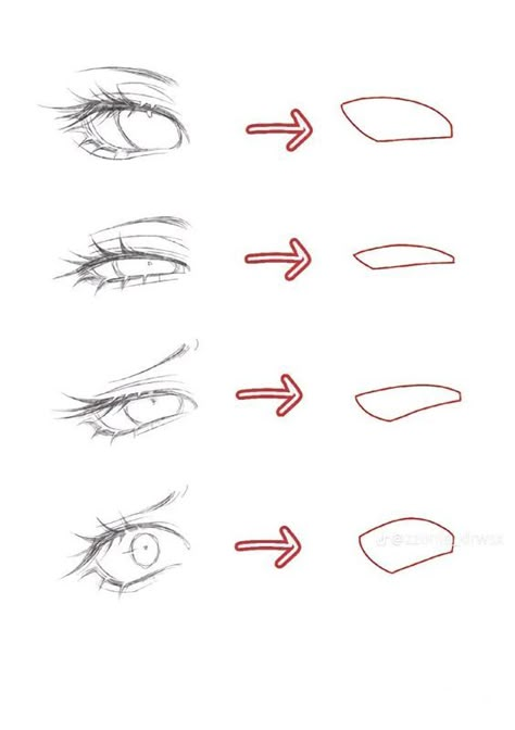 Easy Eye Drawing, 얼굴 드로잉, Eye Drawing Tutorials, Body Drawing Tutorial, Seni Dan Kraf, Art Tools Drawing, Sketches Tutorial, Easy Drawings Sketches, Anime Eye Drawing