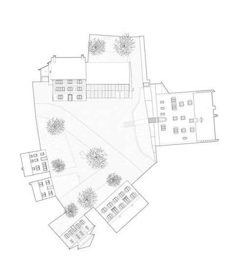 Design Process Architecture, Karamuk Kuo, Bauhaus Interior, Bar Plans, Landform, Elevation Drawing, Architecture Elevation, Architecture Presentation Board, Concept Diagram