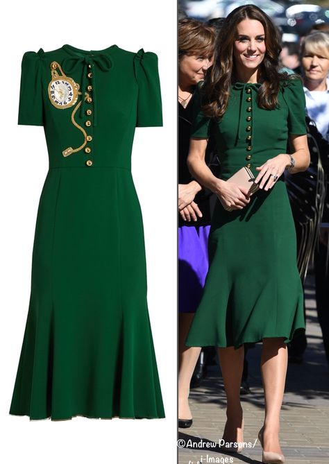 Ocation Outfits, Bottle Green Dress Outfits, Green Dress Outfits, Bottle Green Dress, Demure Dress, Dresses Images, Green Dress Outfit, Looks Kate Middleton, Kate Middleton Dress