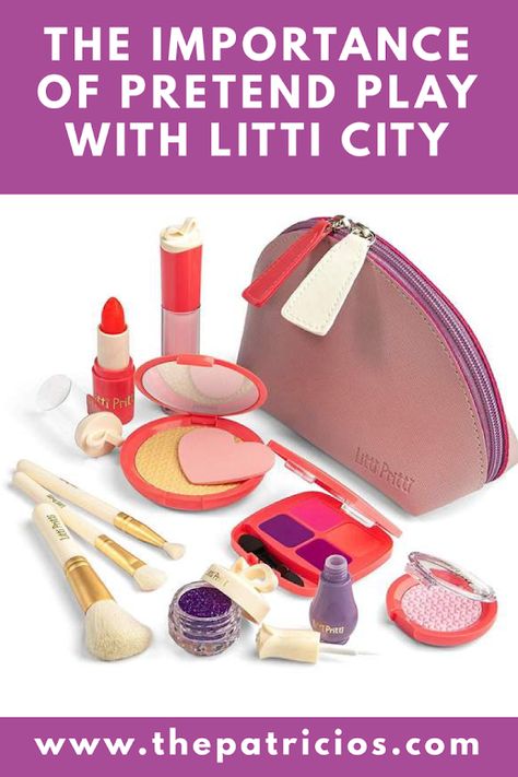 THE IMPORTANCE OF PRETEND PLAY WITH LITTI CITY Best Makeup Sets, Toddler Makeup, Makeup For Girls, Childrens Makeup, Make Up Kits, Fake Makeup, Pretend Makeup, Makeup Kit For Kids, Play Makeup