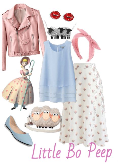 Little Bo Peep Outfit | ShopLook Bo Peep Outfit, Cute 80s Outfits, Little Bo Peep Costume, Epcot Outfit, Cheer Practice Outfits, Disney Princess Inspired Outfits, 80s Disney, Disneybound Ideas, Dapper Day Outfits