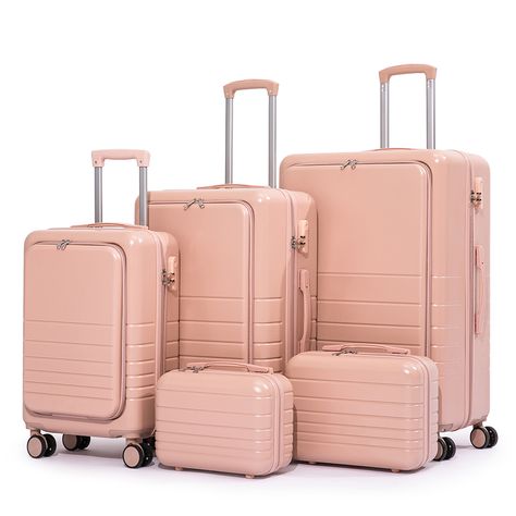 Pink Hot Sale Case Suitcase Front Open Travel Luggage Sets for Outdoors with Spinner Wheels https://m.alibaba.com/product/1600871584265/Pink-Hot-Sale-Case-Suitcase-Front.html?__sceneInfo={"cacheTime":"1800000","type":"appDetailShare"} Pink Luggage Sets, School Backpack Essentials, Perfect Travel Outfit, Pink Suitcase, The Minimalists, Travel Luggage Set, Pink Luggage, School Bag Essentials, Travel Bag Essentials