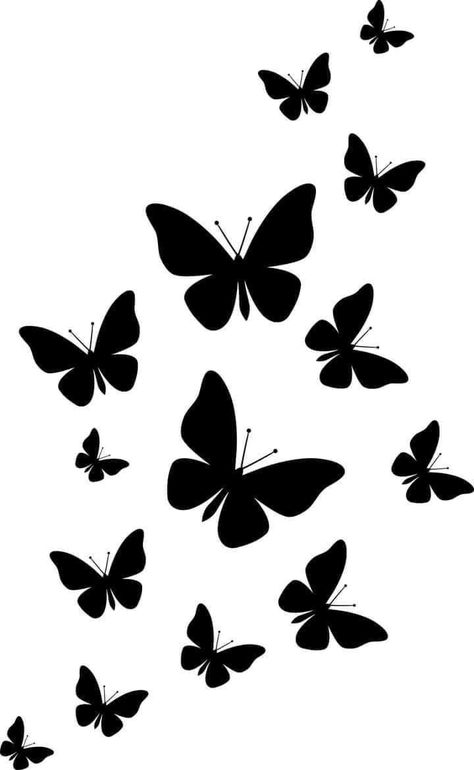 Silhouette Butterfly, Face Painting Stencils, Butterfly Black And White, Splash Images, Cricut Stencils, Butterfly Svg, Butterfly Template, Butterflies Svg, Butterfly Drawing