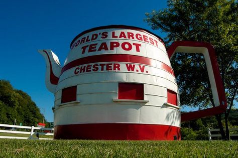 2. Chester Tea Pot West Va, Blackwater Falls, Roadside Attractions, Take Me Home, Travel Bucket List, Worlds Largest, West Virginia, Chester, Wonders Of The World