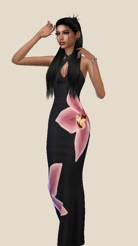 the most stunning summer dress 🐚🌸 get it here <333 credit to @serenity-cc 🤍 Sims 4 Cc Clothes Serenity, Sims 4 Hawaiian Shirt, Sims 4 Cc Kitten Heels, Sims 4 Mom Hair, Sims 4 Cc Clothes Female Outfits, Sims Summer Clothes, Sims 4 Mods Swimsuit, Sims 4 Cc Female Clothing Dress, Sims 4cc Clothes Female Patreon