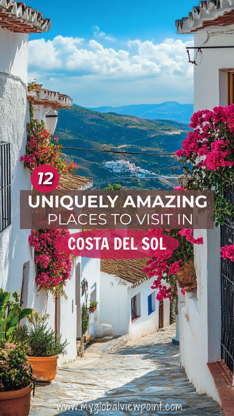 The most scenic spots in Costa del Sol, Spain Spain Costa Del Sol, Spain Beaches, South Spain, Costa Del Sol Spain, South Of Spain, Spanish Culture, Soak Up The Sun, City Guides, Beach Town