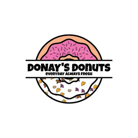 Donut Logo, Simple Icon, Mini Donuts, Donuts, ? Logo, Quick Saves