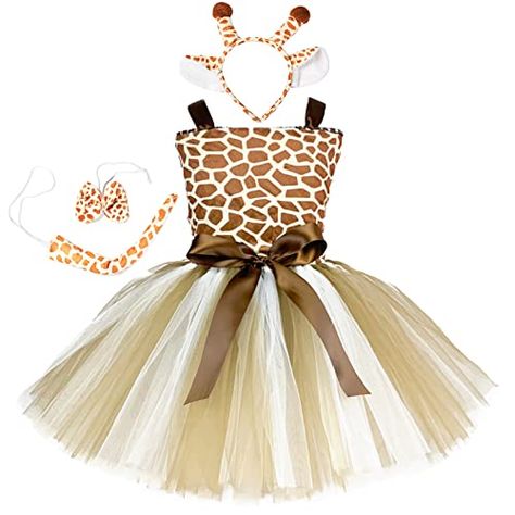 DosTutu Jungle Party Animal Costume for Girls 1-10 Years Giraffe Reindeer Leopard Tiger Safari Birthday Halloween Animal Costumes For Girls, Party Animal Costume, Costume For Girls, Halloween Clothing, Jungle Party, Safari Birthday, Safari Party, Party Animal, Animal Party